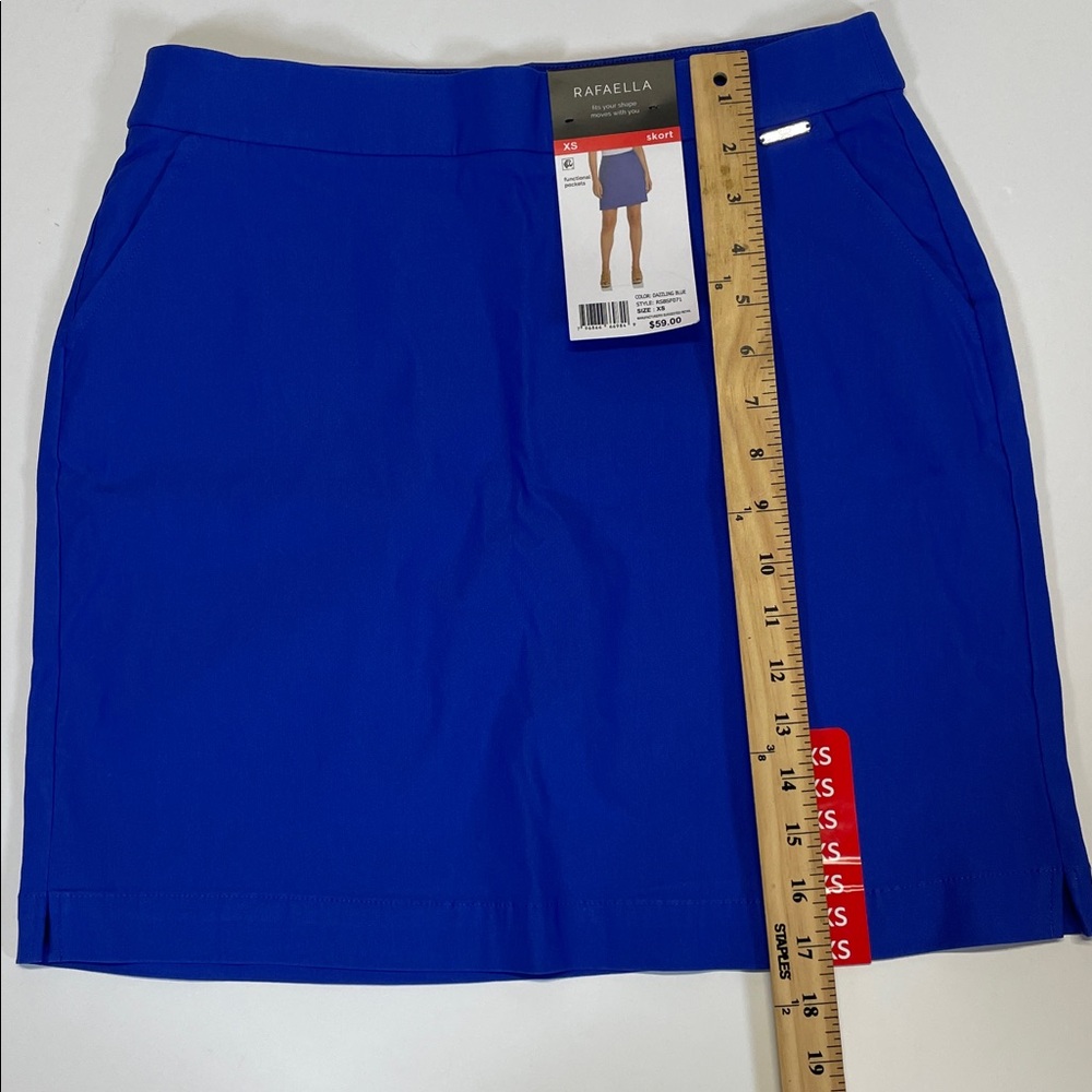 Rafaella Blue Skort Womens XS NWT Stretch Golf Tennis Skirt UPF - Picture 5 of 8